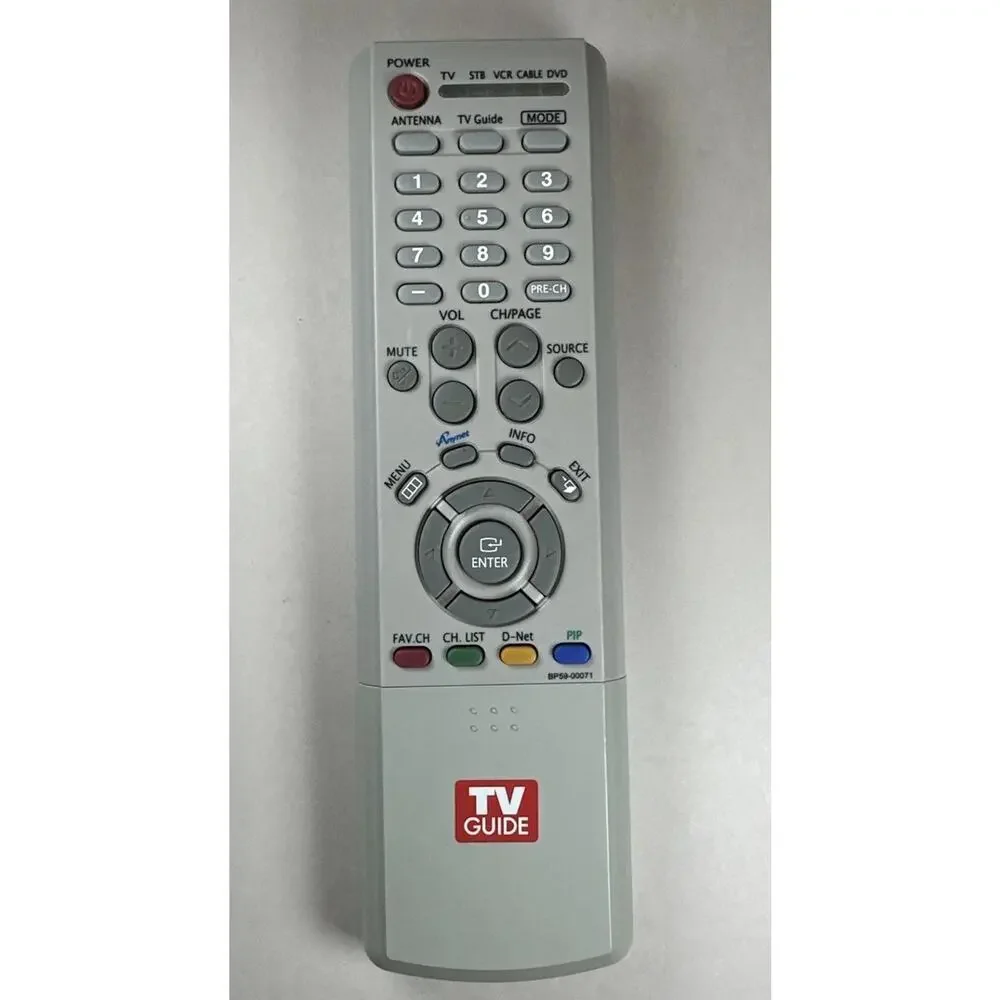 SAMSUNG BP59-00071B BP59-00071 TV REMOTE ORIGINAL - HL-R5667W HL-R5688W TV Guide
